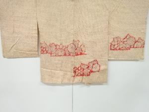 アンティーク　本総絞り草花模様絵羽織